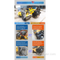 Factory Supply Tandem Drum Ride on Vibratory Roller with Hydrostatic Drive (FYL-850)